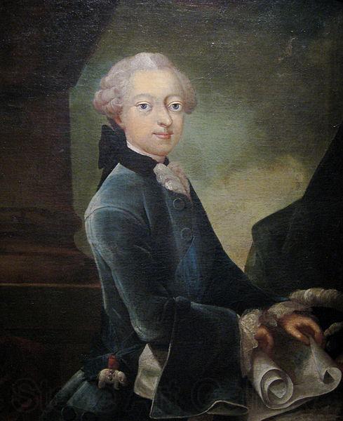 unknow artist Portrait of Christian VII of Denmark France oil painting art